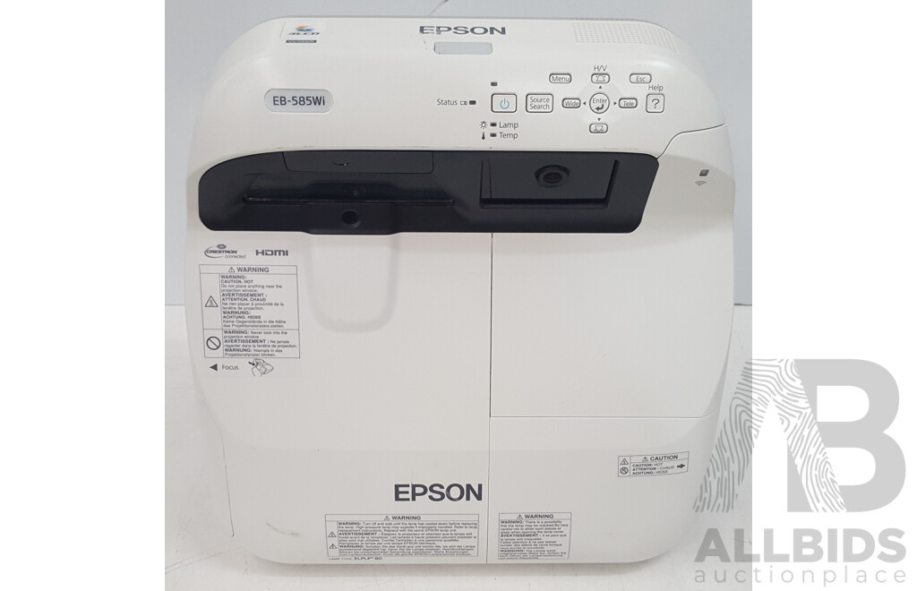 Epson (EB-585Wi) WXGA 3LCD Projector