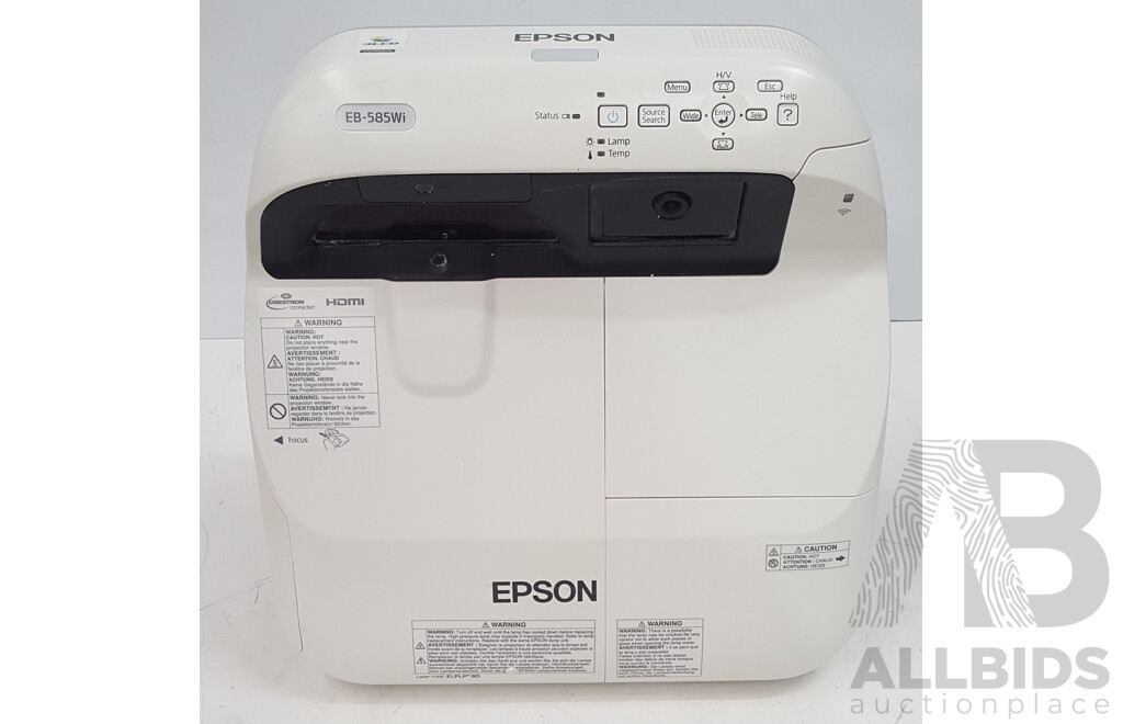 Epson (EB-585Wi) WXGA 3LCD Projector