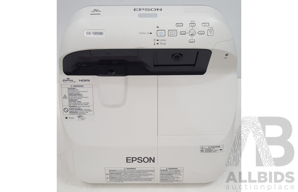 Epson (EB-585Wi) WXGA 3LCD Projector