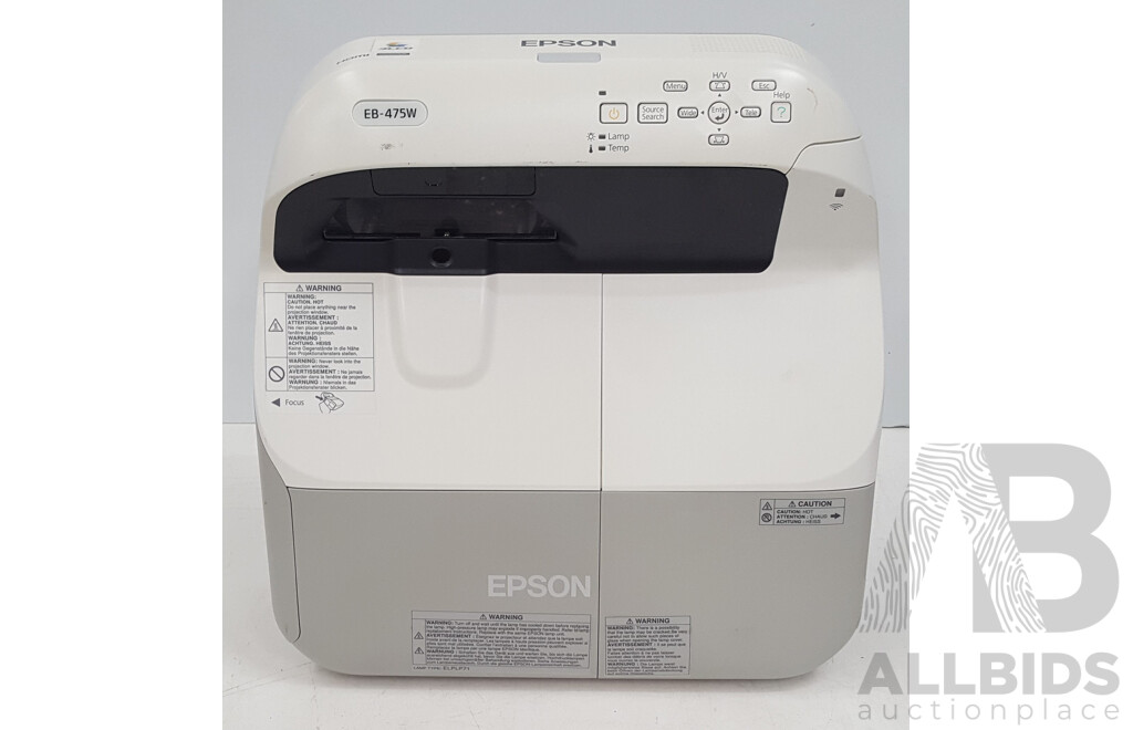 Epson (EB-475W) WXGA 3LCD Projector