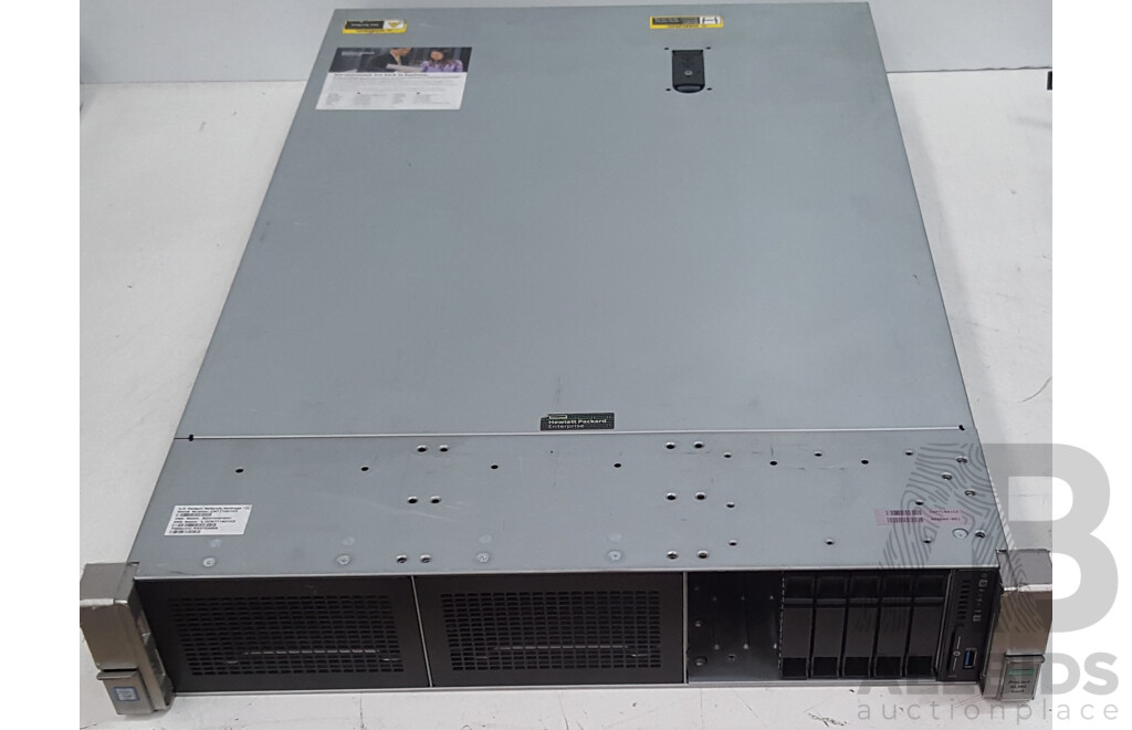 HPE ProLiant DL380 Gen9 Intel Xeon (E5-2620 v4) 2.10GHz-3.00GHz 8-Core CPU 2RU Server w/ 64GB DDR4