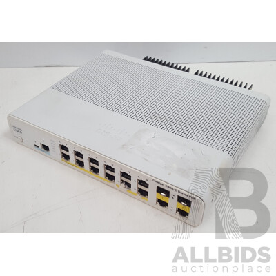 Cisco (WS-C2960C-12PC-L) Catalyst 2960-C Series PoE 12-Port Fast Ethernet Switch