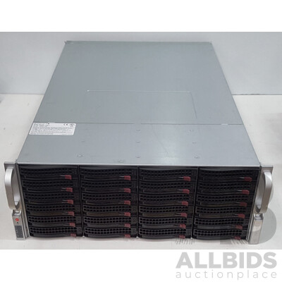 SuperMicro X10DRi-T4+ Intel Xeon (E5-2620 v3) 2.40GHz-3.20GHz 6-Core CPU 4RU Server w/ 64GB DDR4