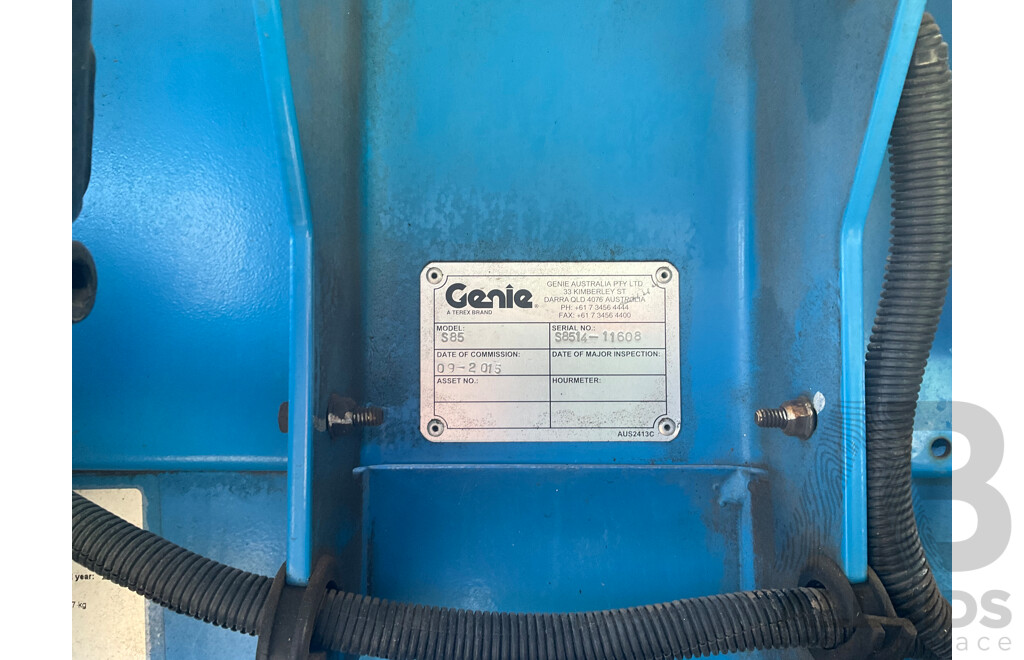 2014 Genie S85 Boom Lift