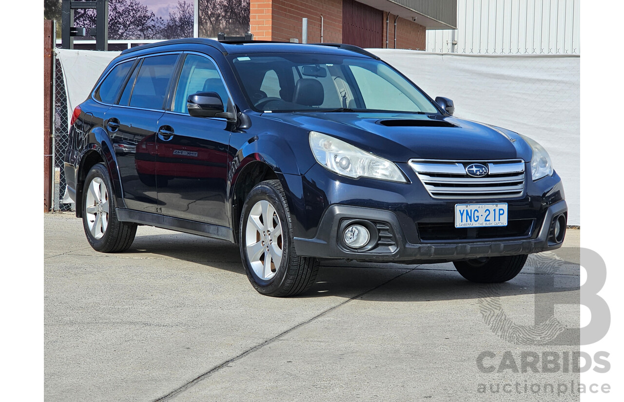 1/2013 Subaru Outback 2.0D Premium MY13 4d Wagon Blue 2.0L
