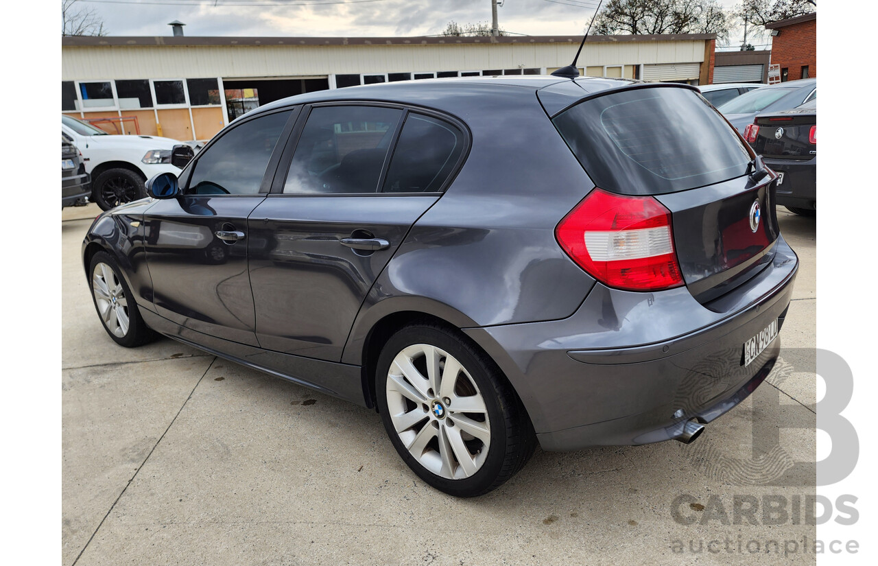 07/2005 Bmw 1 20i RWD E87 5D Hatchback Grey 2.0L