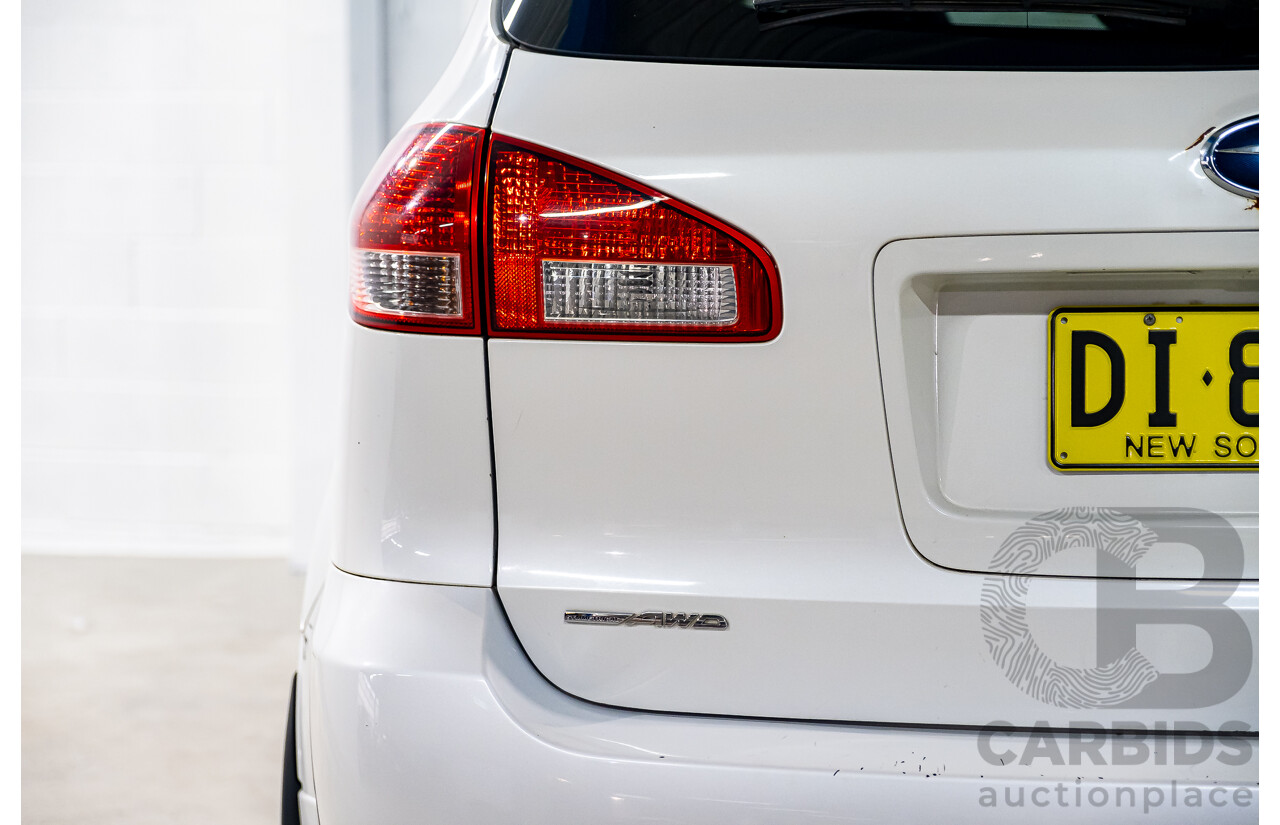 7/2013 Subaru Tribeca 3.6R Premium (AWD) MY13 4d Wagon White 3.6L - 7 Seater