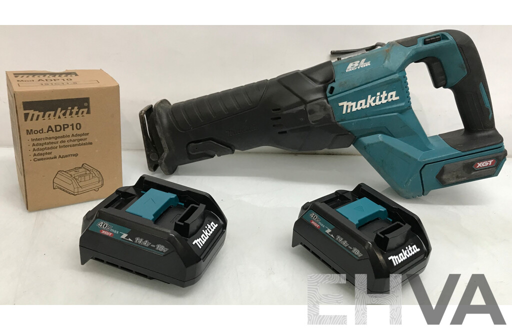 Makita (JR001G) Cordless Reciprocal Saw with Batteries