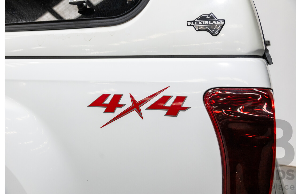 12/2014 Isuzu D-Max LS-U Hi-Ride (4x4) TF MY15 Crew Cab Utility White Turbo Diesel 3.0L