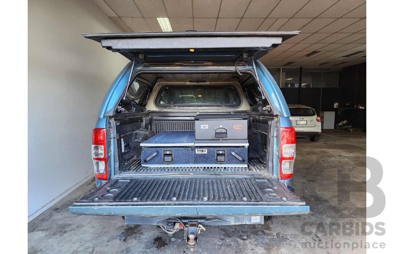 11/2014 Ford Ranger XLT 3.2 (4x4) PX Dual Cab Utility Blue 3.2L