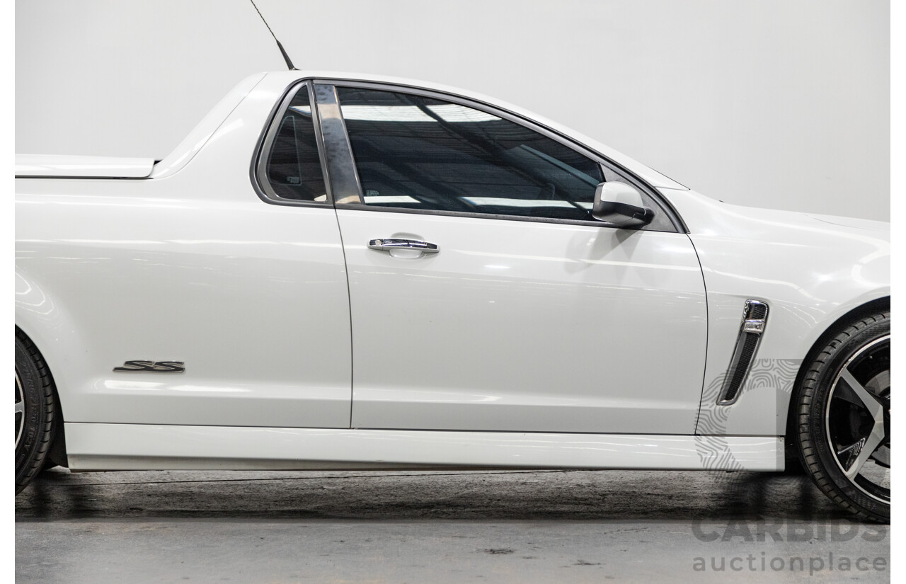 03/2014 Holden Commodore Ute SS-V VF Utility White V8 6.0L