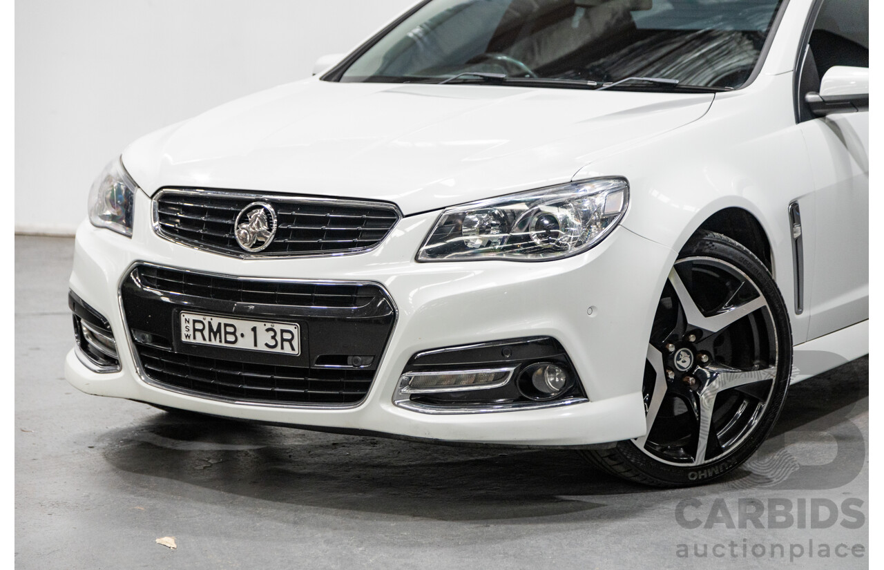 03/2014 Holden Commodore Ute SS-V VF Utility White V8 6.0L