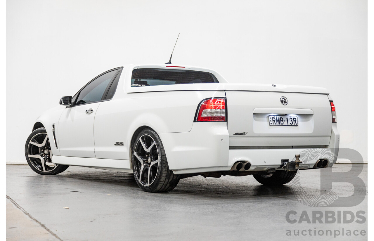 03/2014 Holden Commodore Ute SS-V VF Utility White V8 6.0L