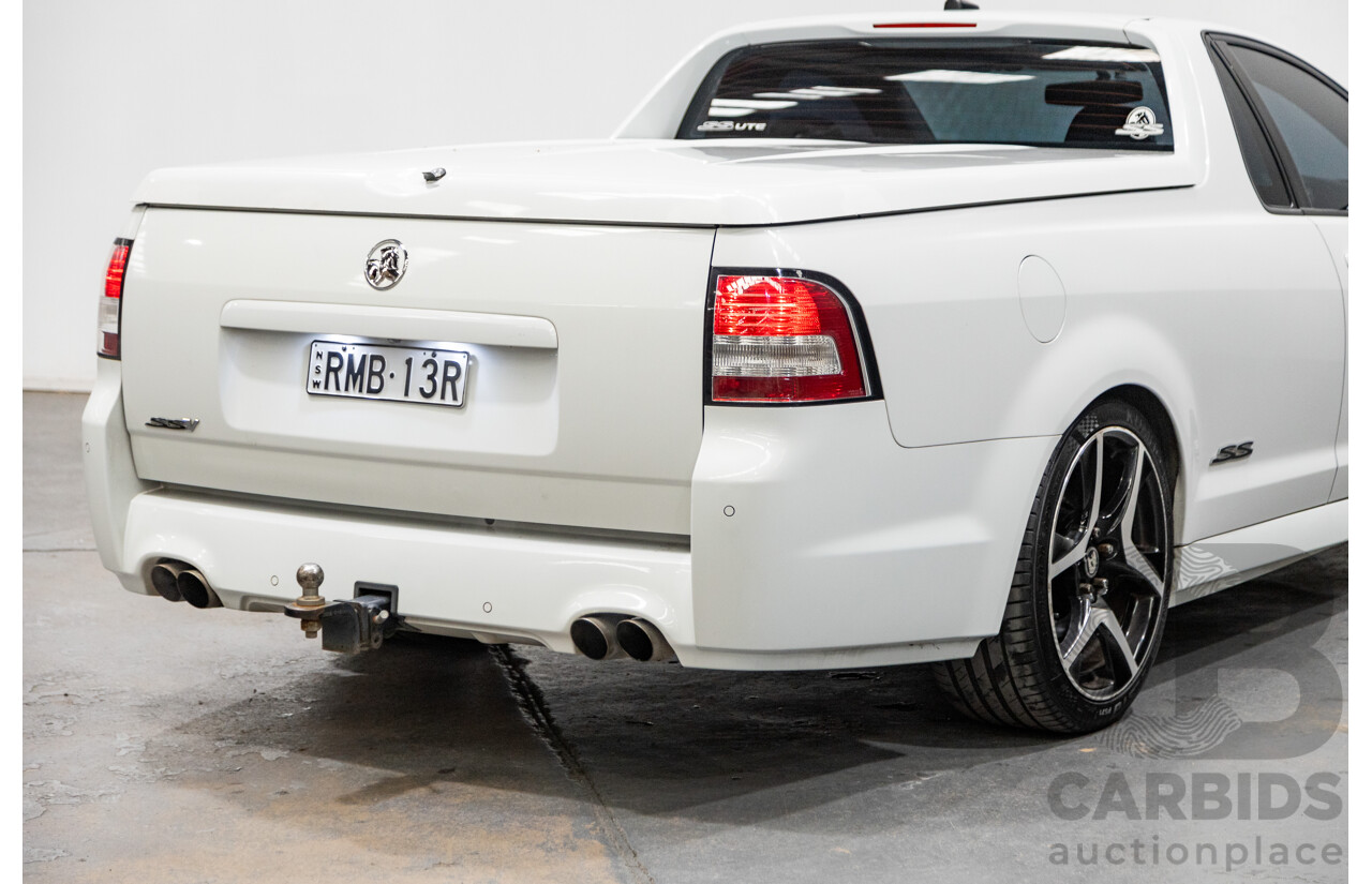 03/2014 Holden Commodore Ute SS-V VF Utility White V8 6.0L