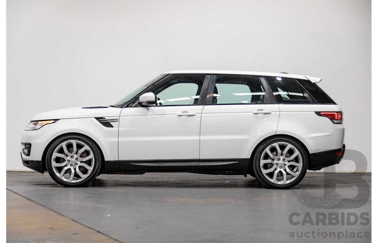 10/2015 Land Rover Range Rover Sport 3.0 SDV6 SE (AWD) LW MY15.5 4d Wagon Fuji White Twin Turbo Diesel V6 3.0L