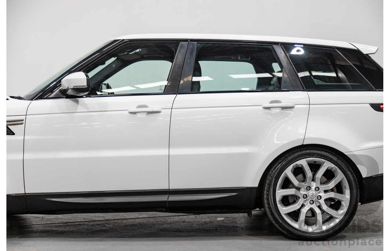 10/2015 Land Rover Range Rover Sport 3.0 SDV6 SE (AWD) LW MY15.5 4d Wagon Fuji White Twin Turbo Diesel V6 3.0L