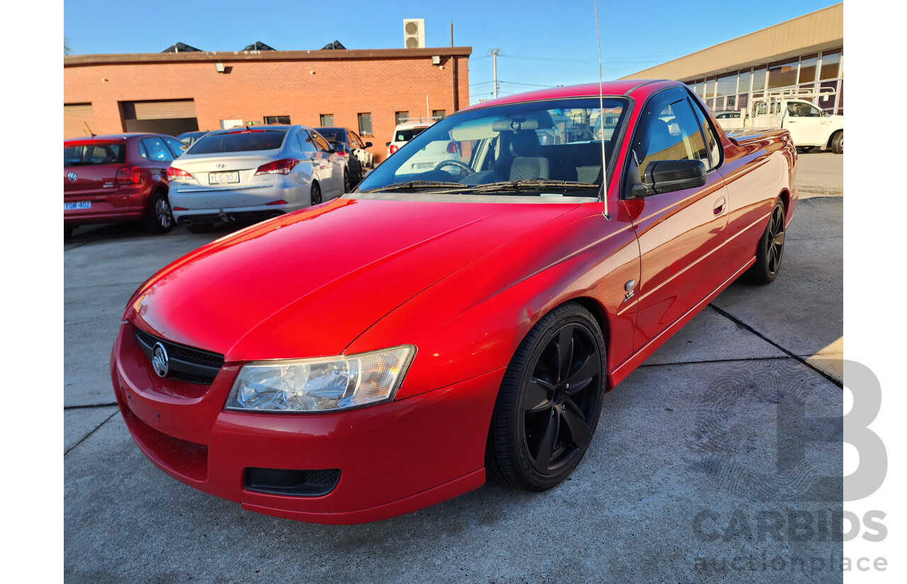 09/2004 Holden Commodore  RWD VZ Utility Red 3.6L