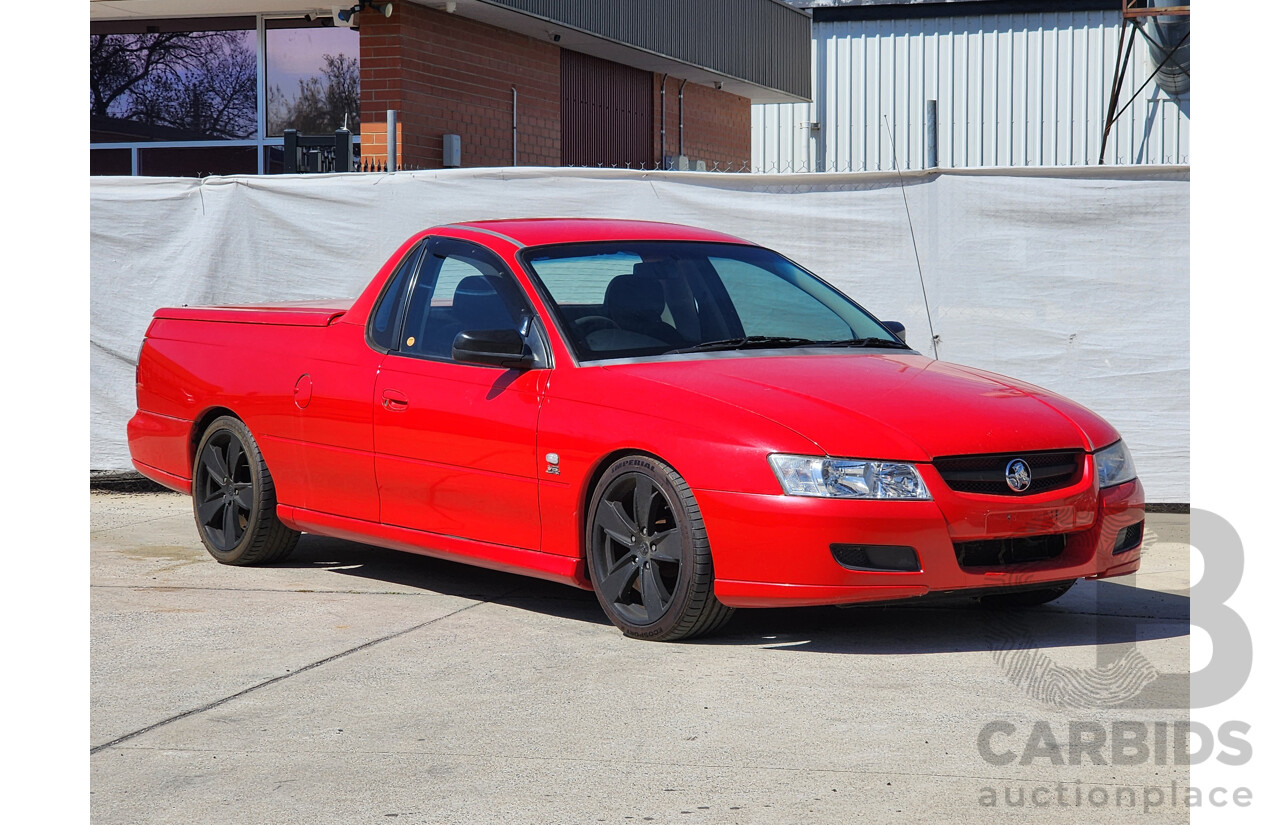 09/2004 Holden Commodore  RWD VZ Utility Red 3.6L