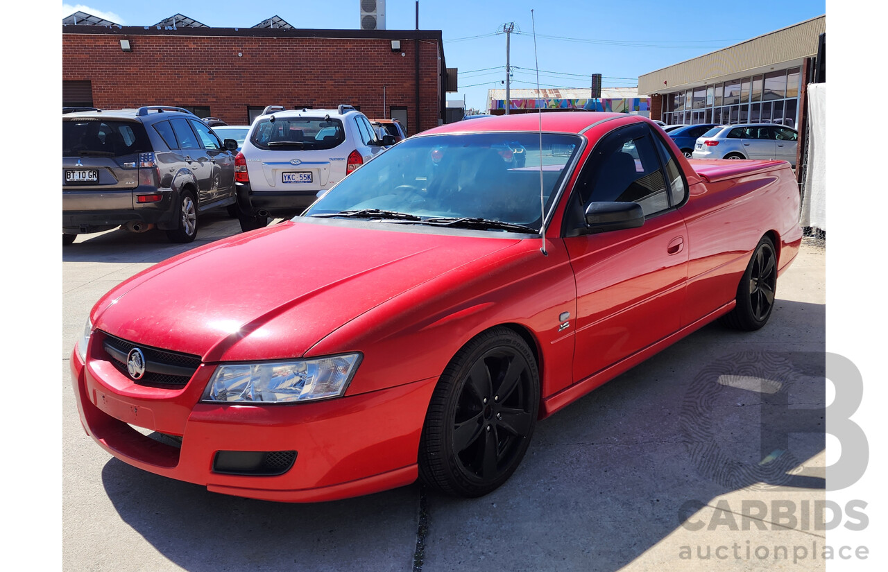 09/2004 Holden Commodore  RWD VZ Utility Red 3.6L