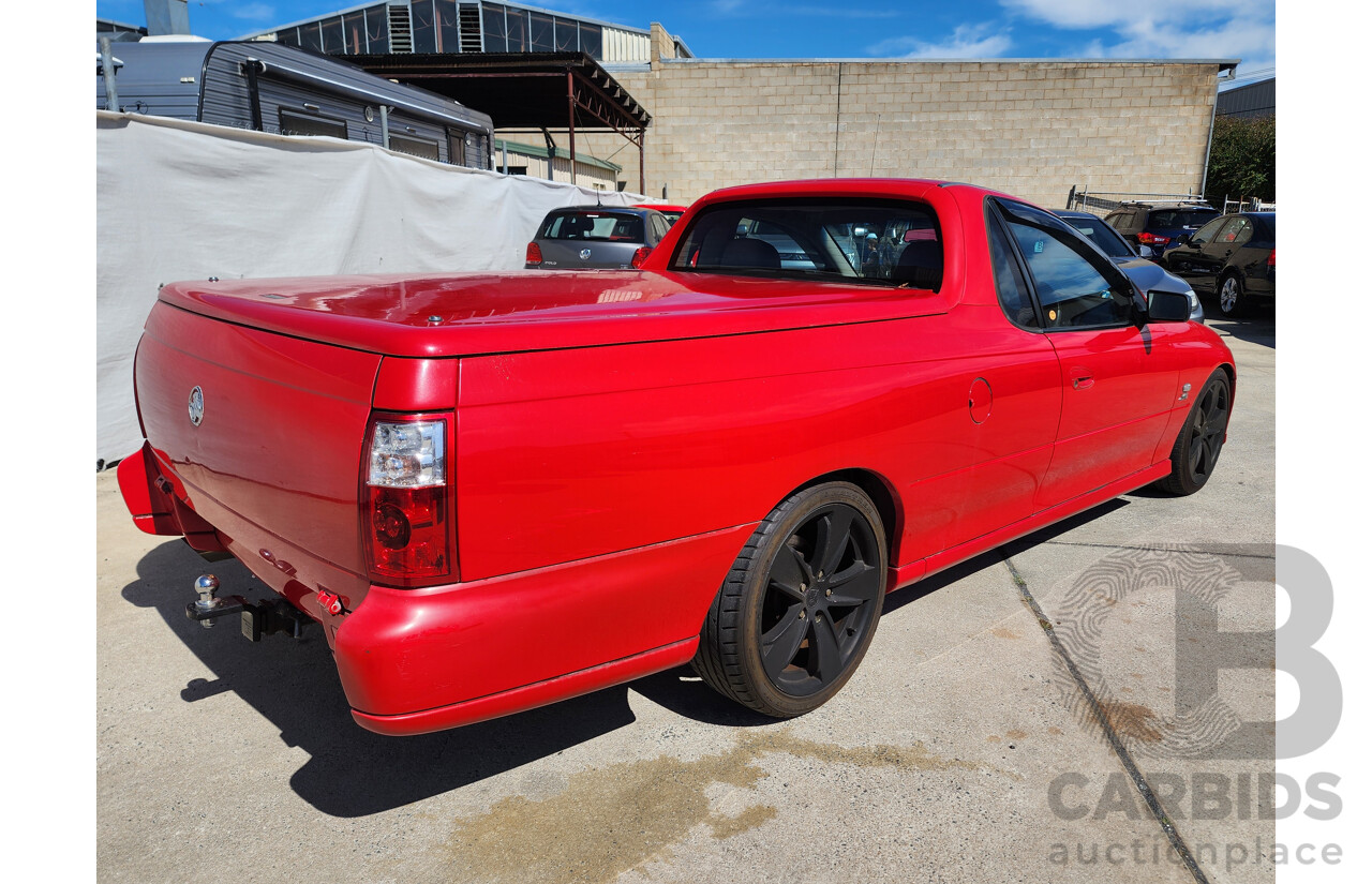 09/2004 Holden Commodore  RWD VZ Utility Red 3.6L