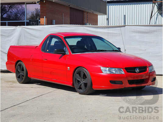 09/2004 Holden Commodore  RWD VZ Utility Red 3.6L