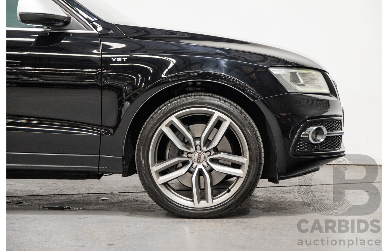 9/2014 Audi SQ5 3.0 TDI Quattro (AWD) 8R MY15 5d Wagon Metallic Black Twin Turbo Diesel V6 3.0L