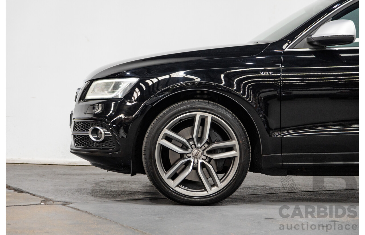 9/2014 Audi SQ5 3.0 TDI Quattro (AWD) 8R MY15 5d Wagon Metallic Black Twin Turbo Diesel V6 3.0L