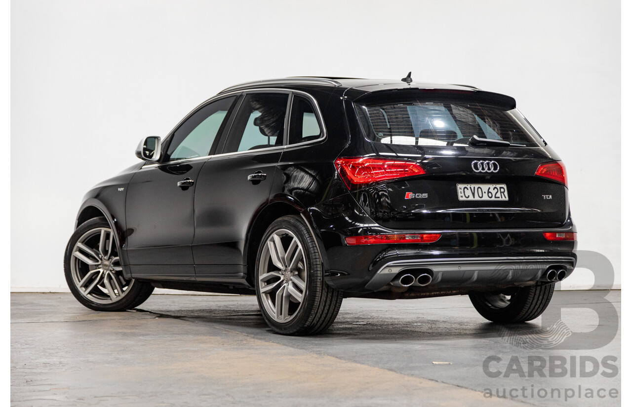 9/2014 Audi SQ5 3.0 TDI Quattro (AWD) 8R MY15 5d Wagon Metallic Black Twin Turbo Diesel V6 3.0L