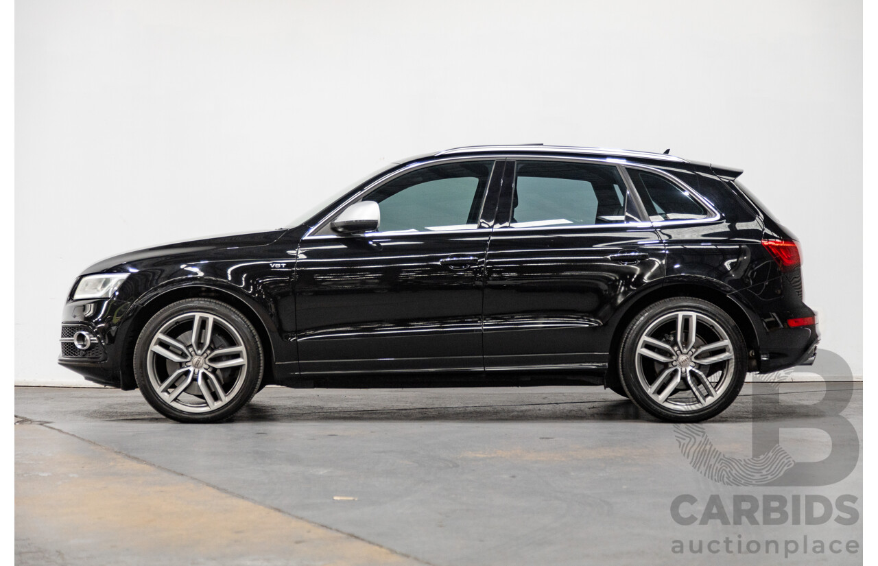 9/2014 Audi SQ5 3.0 TDI Quattro (AWD) 8R MY15 5d Wagon Metallic Black Twin Turbo Diesel V6 3.0L