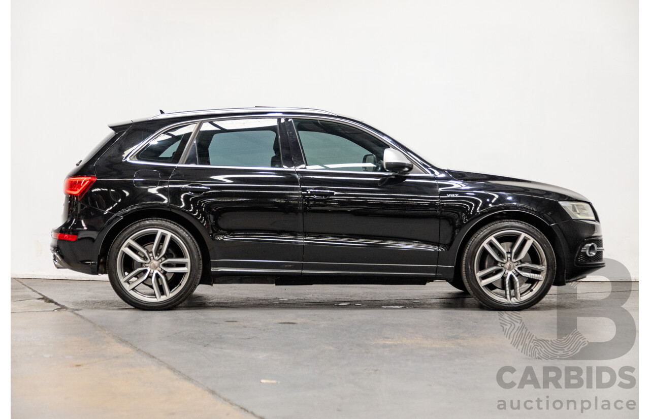 9/2014 Audi SQ5 3.0 TDI Quattro (AWD) 8R MY15 5d Wagon Metallic Black Twin Turbo Diesel V6 3.0L