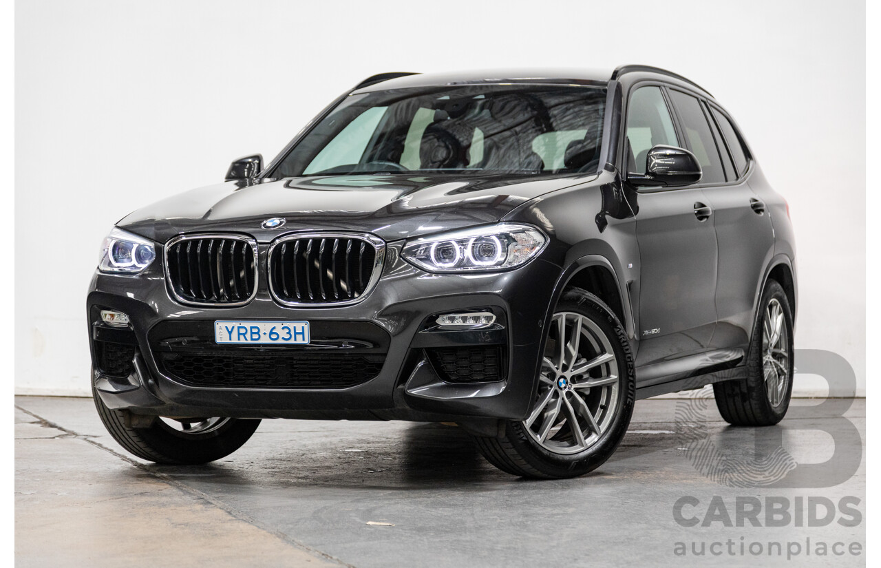 06/2018 BMW X3 XDrive20d (4x4) G01 M-Sport Pack 4d Wagon Sophisto Grey Metallic Turbo Diesel 2.0L