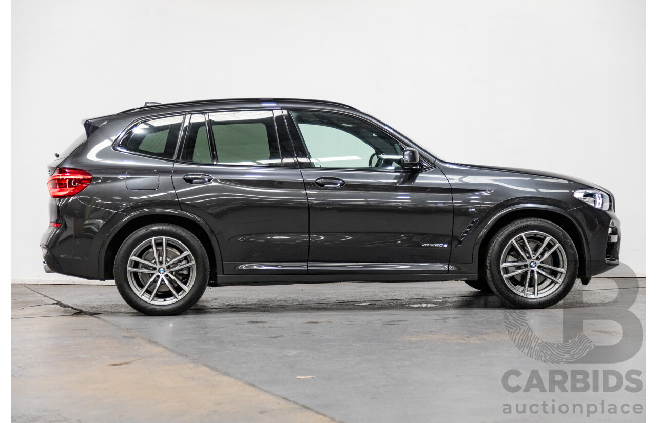 06/2018 BMW X3 XDrive20d (4x4) G01 M-Sport Pack 4d Wagon Sophisto Grey Metallic Turbo Diesel 2.0L