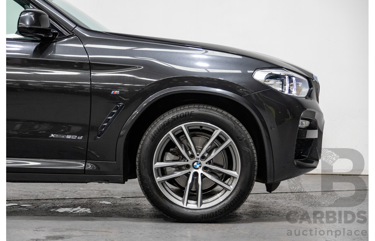 06/2018 BMW X3 XDrive20d (4x4) G01 M-Sport Pack 4d Wagon Sophisto Grey Metallic Turbo Diesel 2.0L