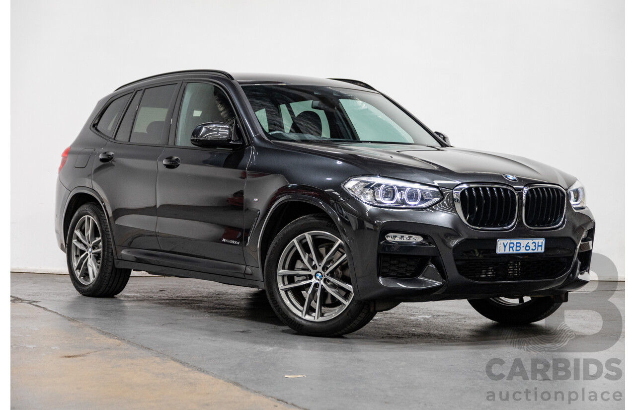 06/2018 BMW X3 XDrive20d (4x4) G01 M-Sport Pack 4d Wagon Sophisto Grey Metallic Turbo Diesel 2.0L