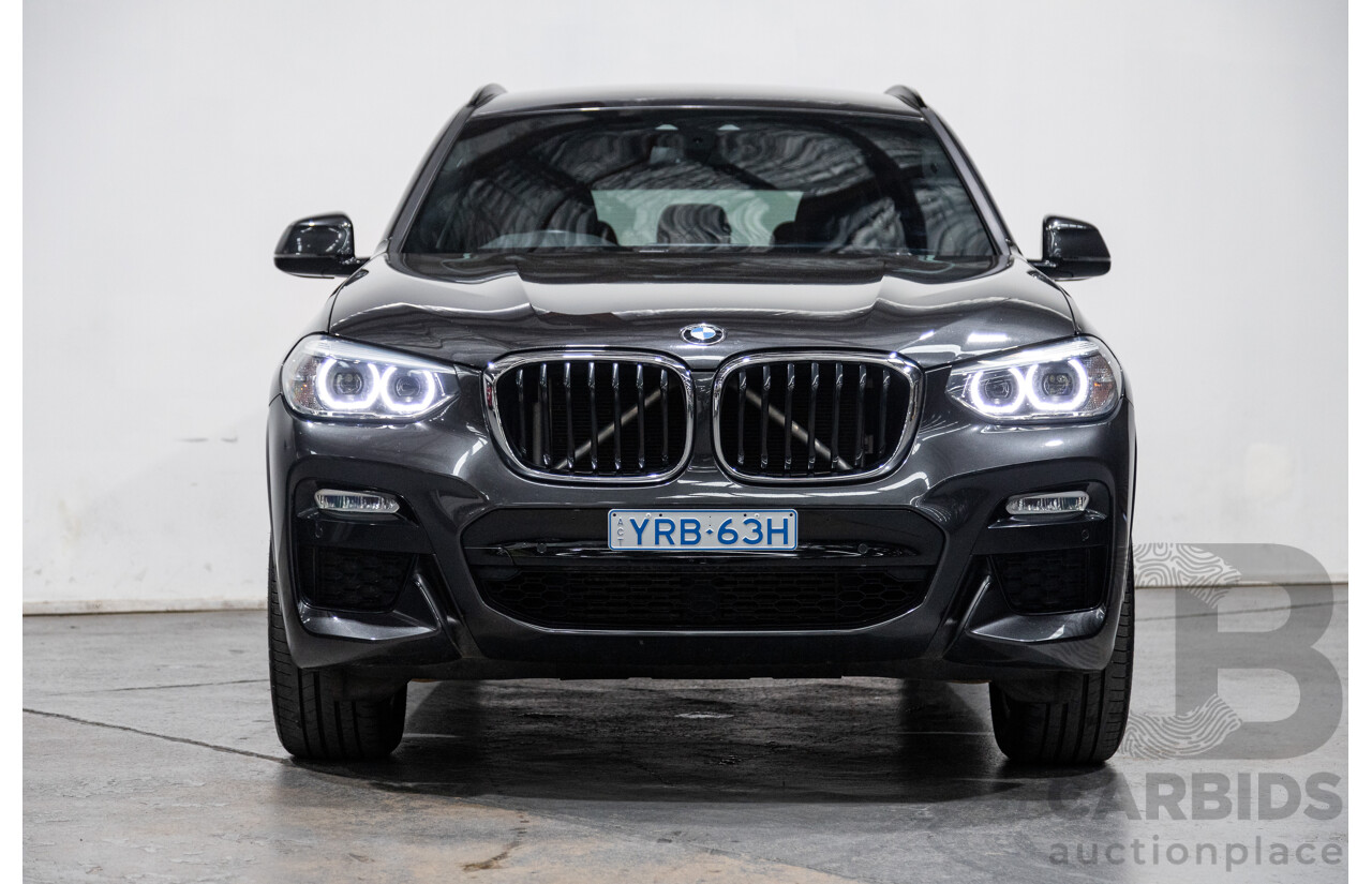 06/2018 BMW X3 XDrive20d (4x4) G01 M-Sport Pack 4d Wagon Sophisto Grey Metallic Turbo Diesel 2.0L