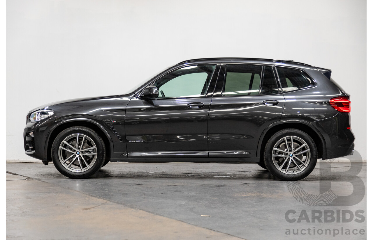 06/2018 BMW X3 XDrive20d (4x4) G01 M-Sport Pack 4d Wagon Sophisto Grey Metallic Turbo Diesel 2.0L