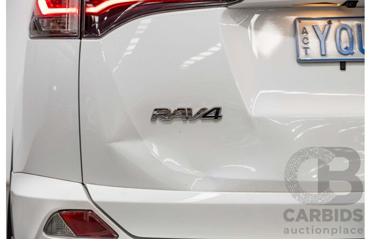 11/2018 Toyota Rav4 GX (AWD) ASA44R 4d Wagon White 2.5L