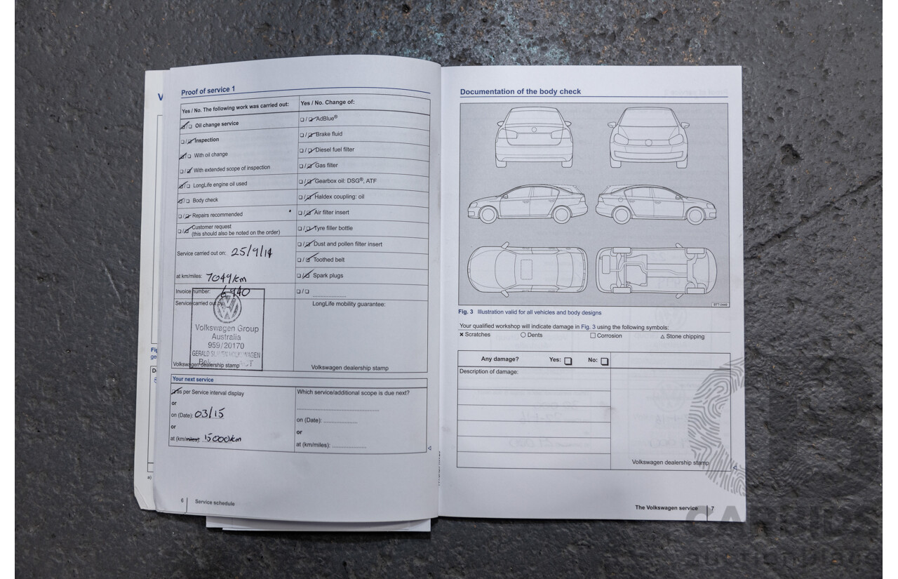 2/2014 Volkswagen Golf 110 TDI Highline MK7 AU MY14 4d Wagon White Turbo Diesel 2.0L