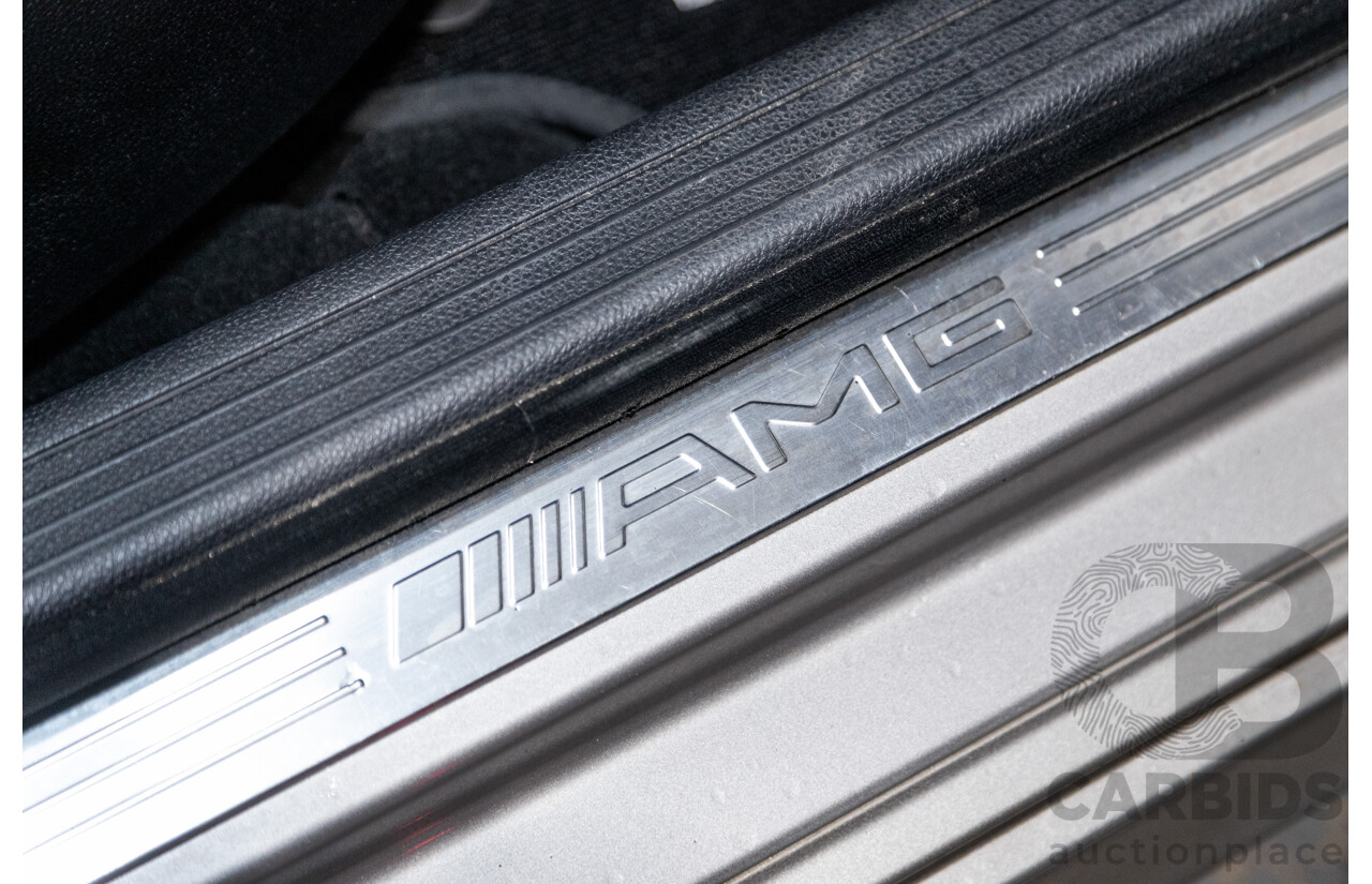 5/2009 Mercedes Benz C63 AMG W204 4d Sedan Cubanite Silver Metallic V8 6.2L