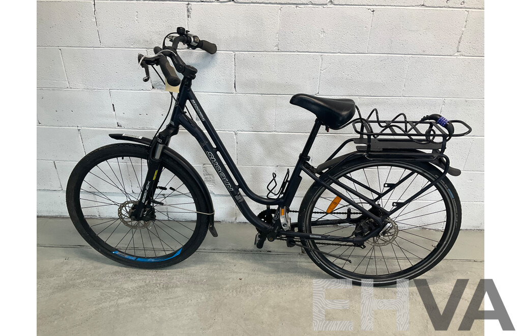 SHOGUN Black Bicycle SB200 Pedal Assist (41cm Frame)