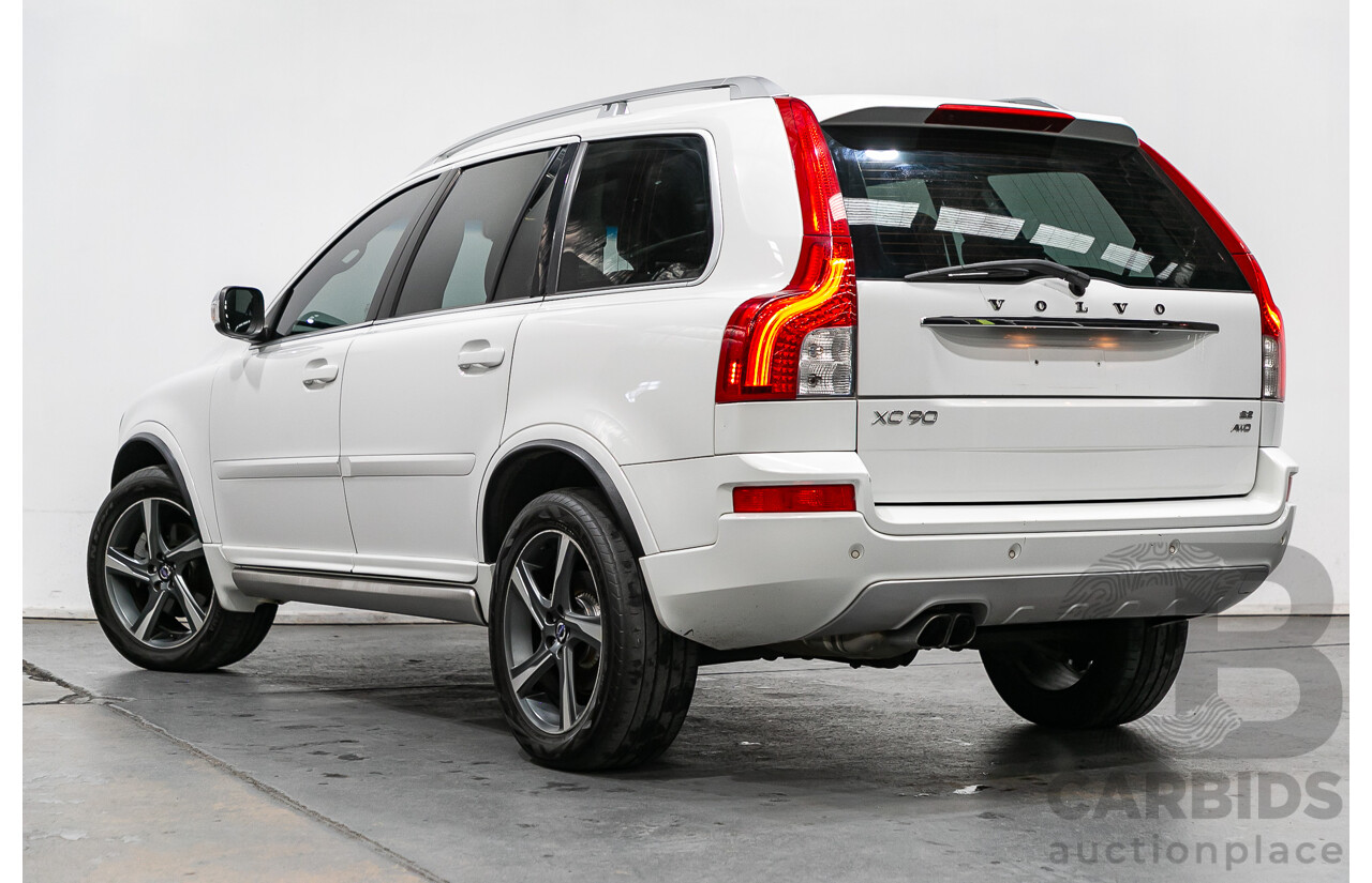 1/2014 Volvo XC90 3.2 R-Design (AWD) MY14 4d Wagon White 3.2L - 7 Seater