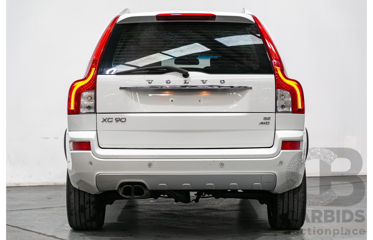 1/2014 Volvo XC90 3.2 R-Design (AWD) MY14 4d Wagon White 3.2L - 7 Seater