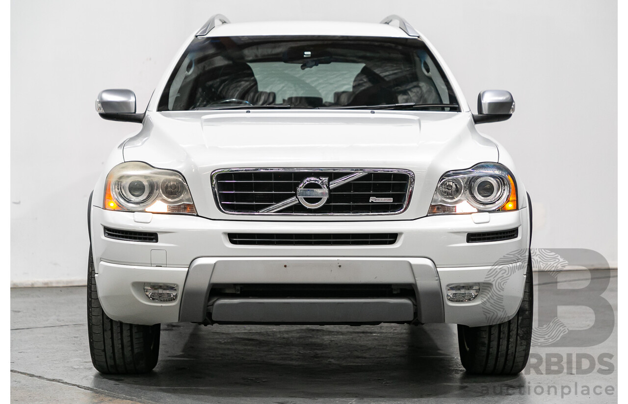 1/2014 Volvo XC90 3.2 R-Design (AWD) MY14 4d Wagon White 3.2L - 7 Seater