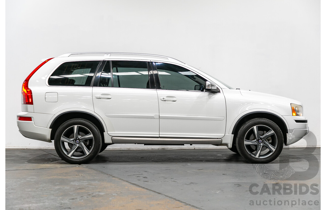 1/2014 Volvo XC90 3.2 R-Design (AWD) MY14 4d Wagon White 3.2L - 7 Seater