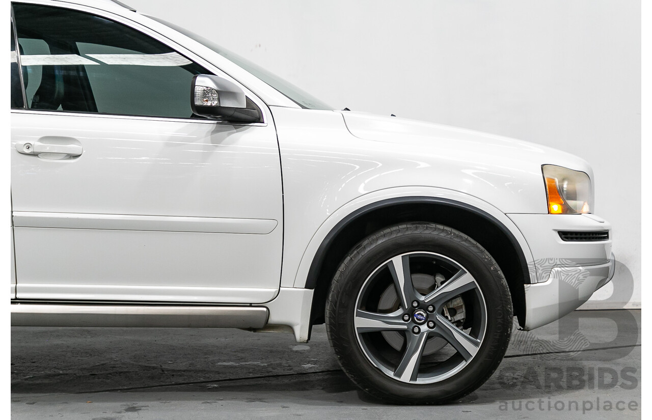 1/2014 Volvo XC90 3.2 R-Design (AWD) MY14 4d Wagon White 3.2L - 7 Seater