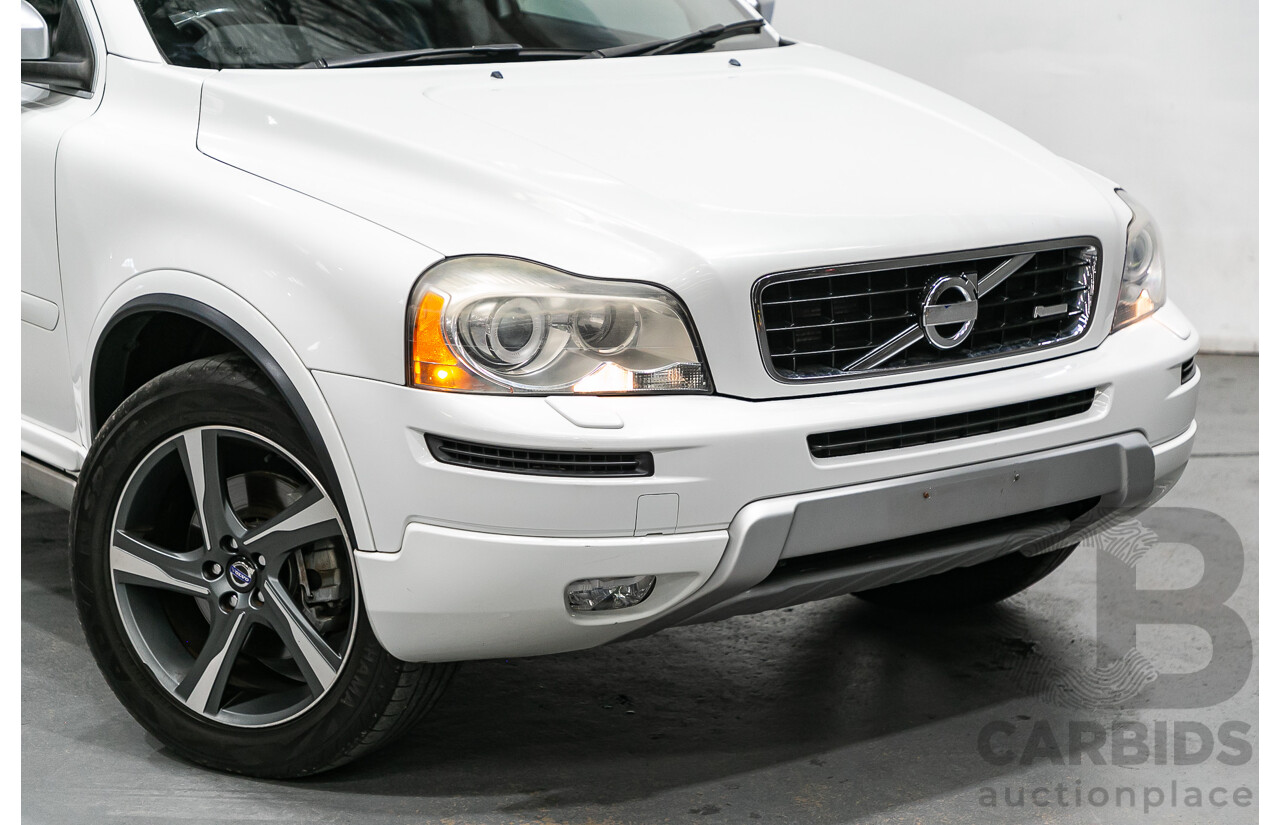 1/2014 Volvo XC90 3.2 R-Design (AWD) MY14 4d Wagon White 3.2L - 7 Seater