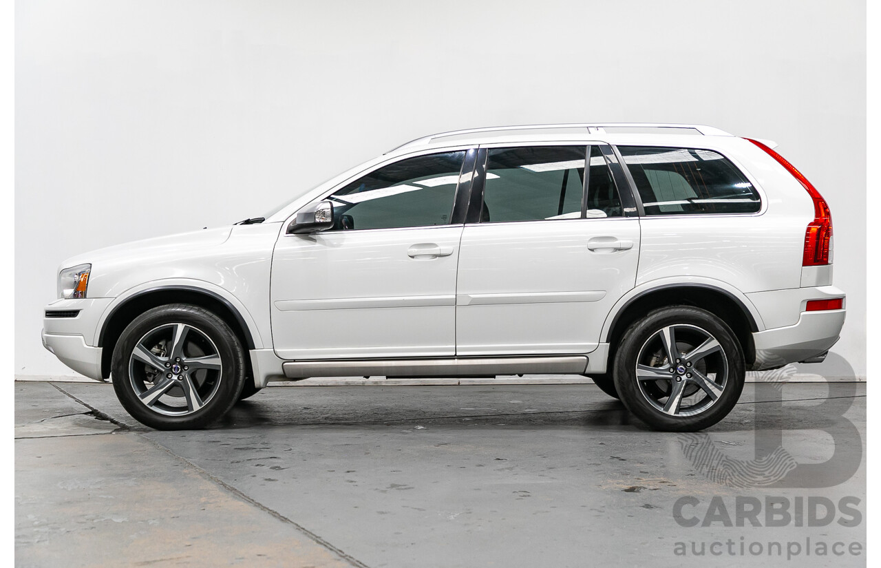 1/2014 Volvo XC90 3.2 R-Design (AWD) MY14 4d Wagon White 3.2L - 7 Seater