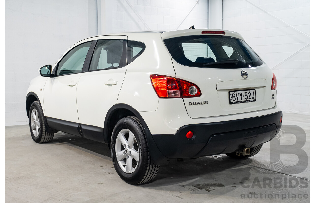 3/2010 Nissan Dualis Ti (4x4) J10 MY10 4d Wagon White 2.0L