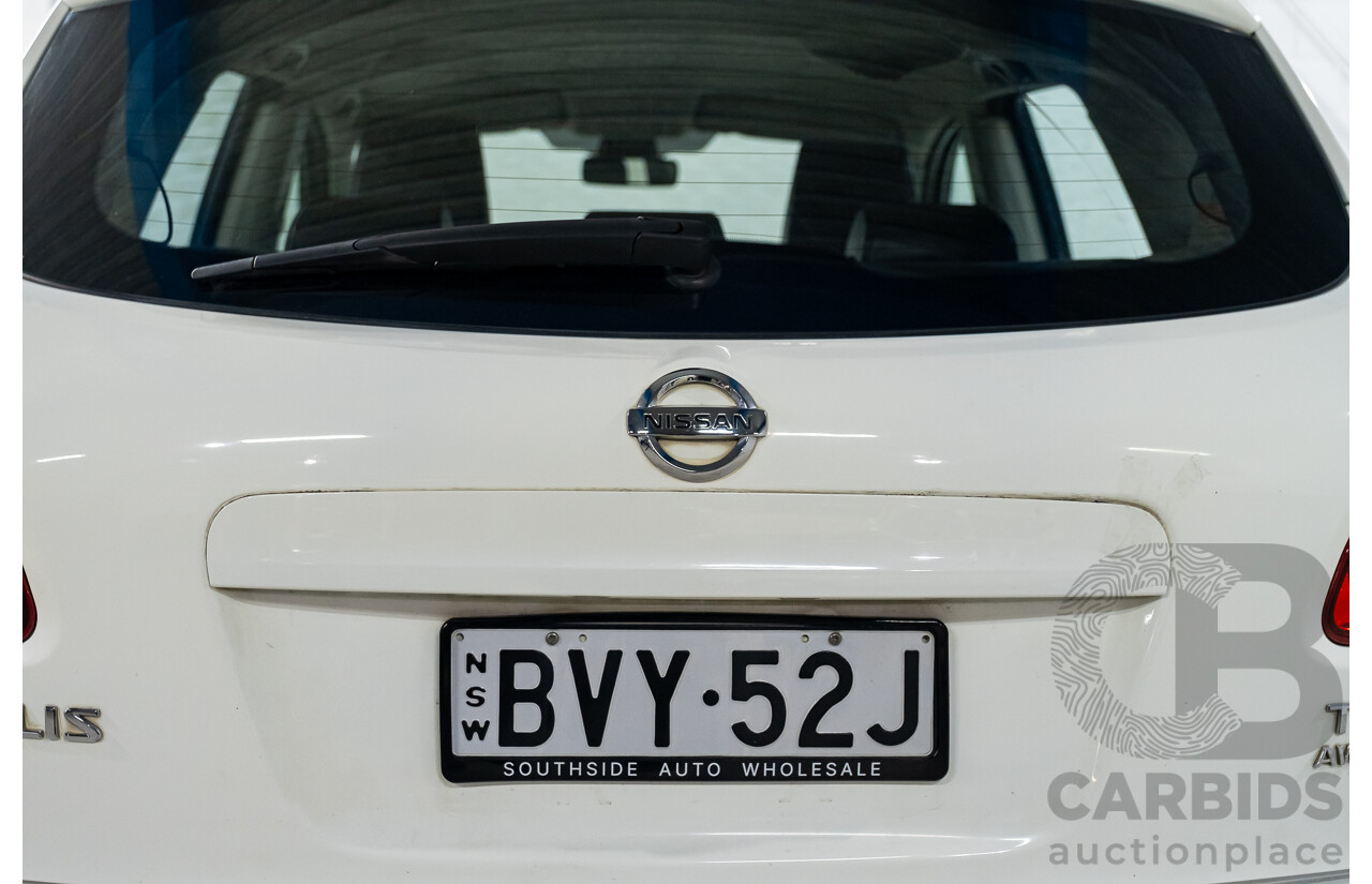 3/2010 Nissan Dualis Ti (4x4) J10 MY10 4d Wagon White 2.0L