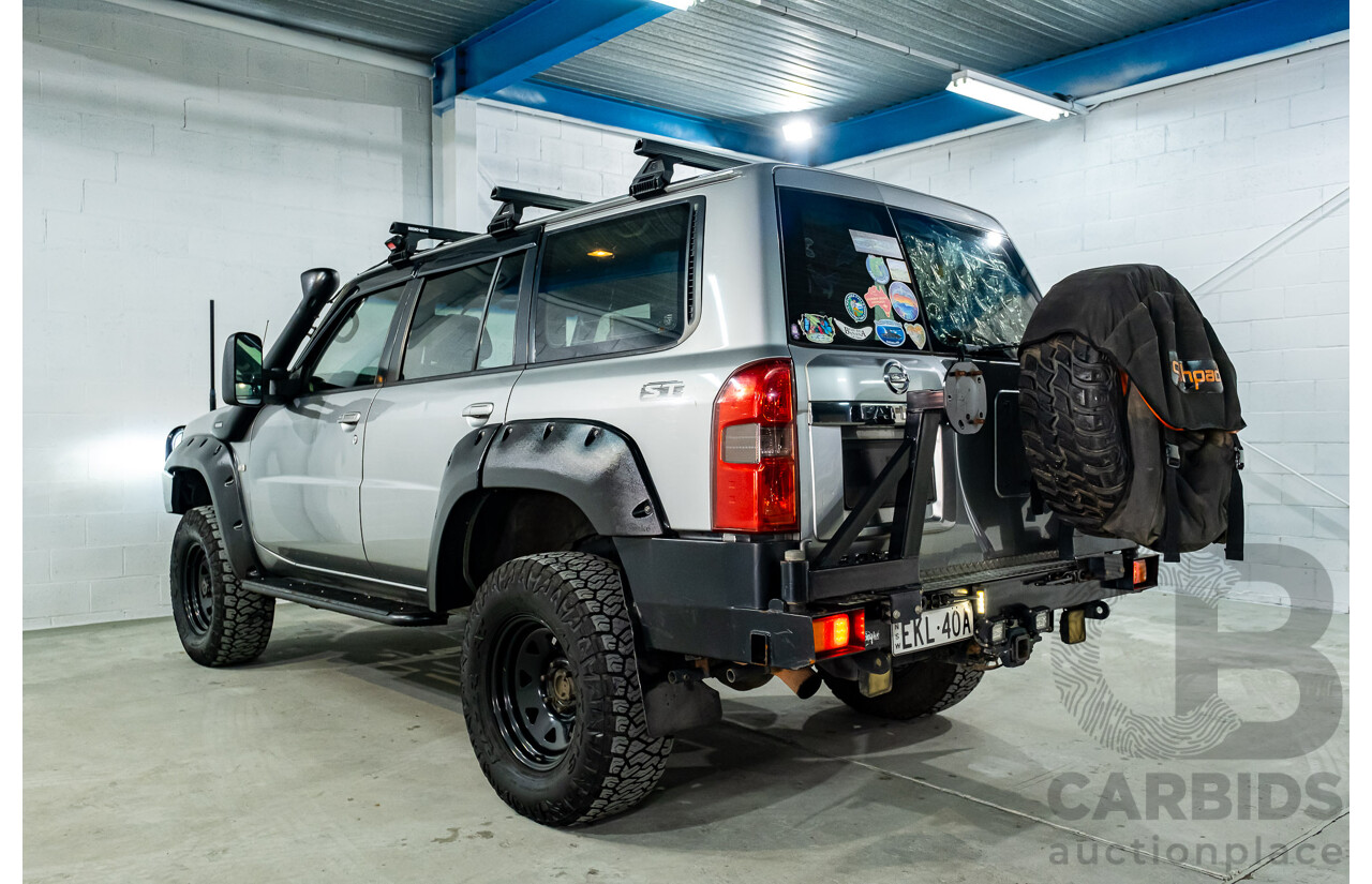 3/2005 Nissan Patrol ST (4x4) GU IV 4d Wagon Silver Turbo Diesel 3.0L